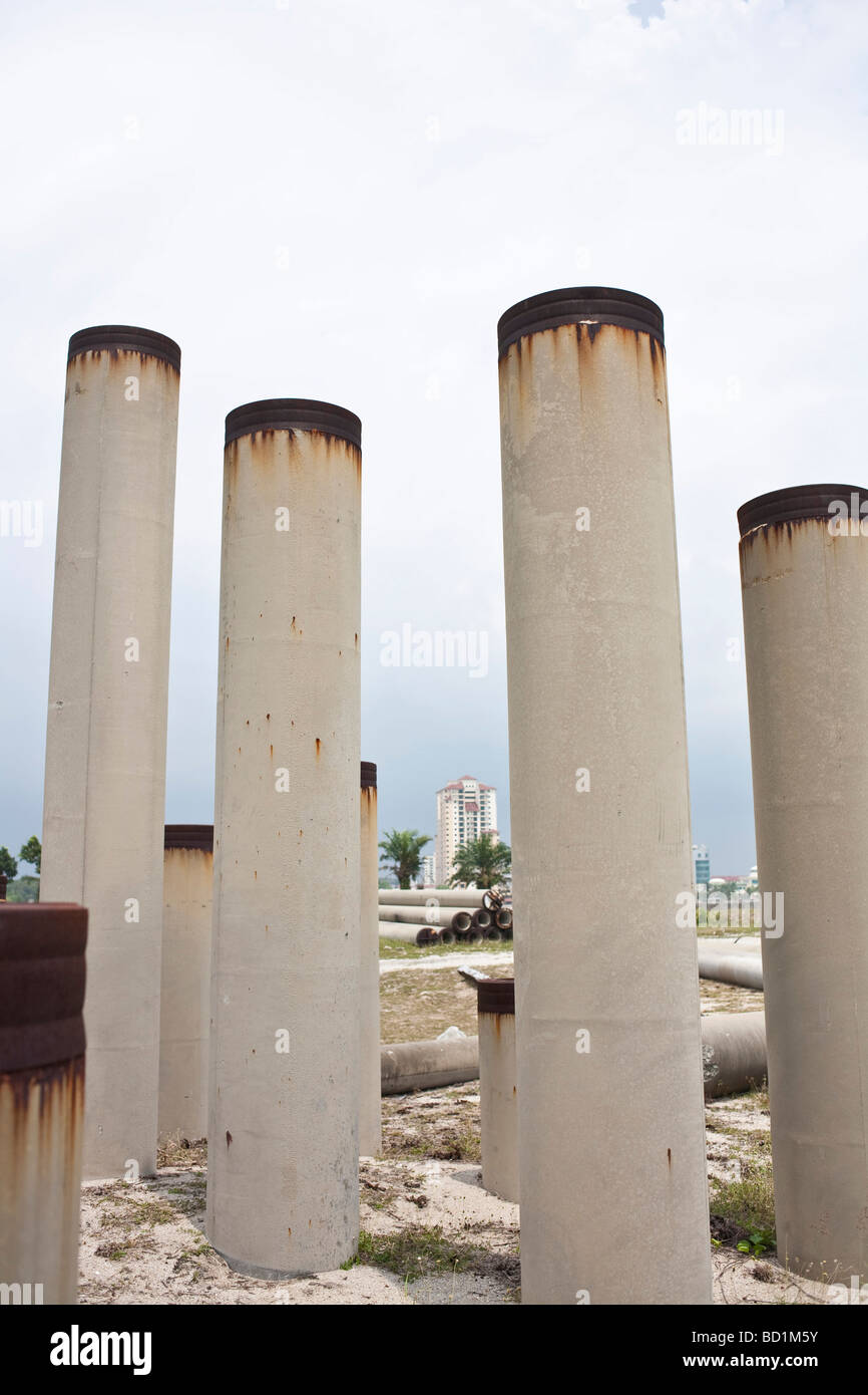 Bonifica Malesia Malacca Foto Stock