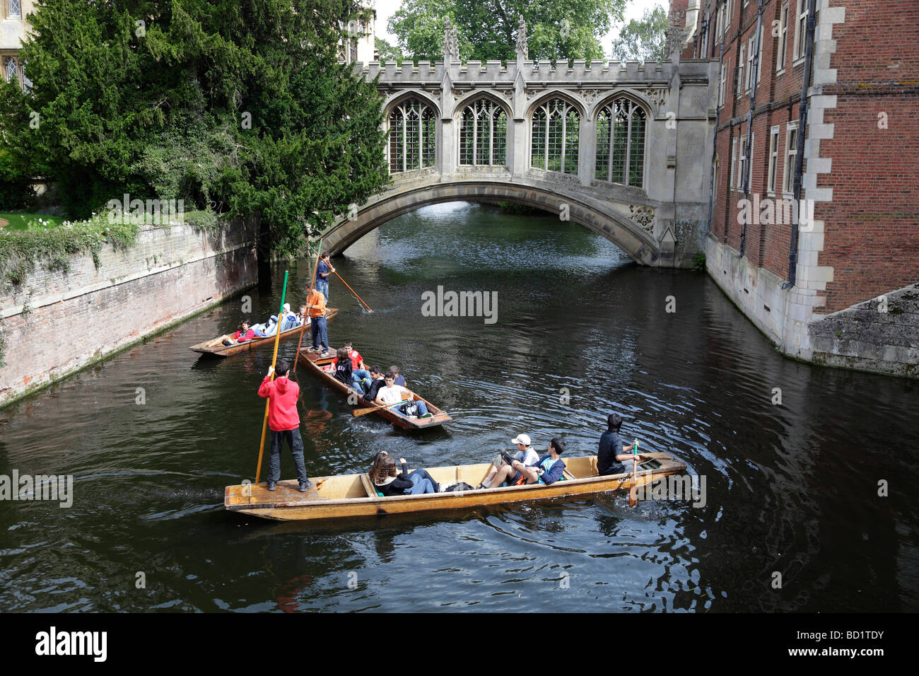 Il Ponte dei Sospiri, St John's College di Cambridge 4 Foto Stock