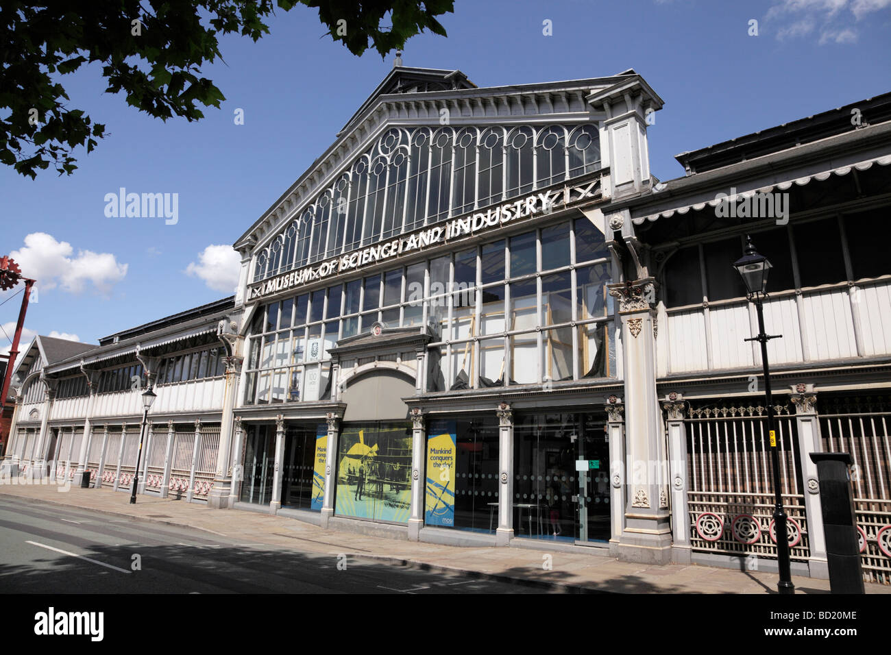 Esterno di mosi il museo della scienza e dell'industria liverpool road castlefield Manchester Regno Unito Foto Stock