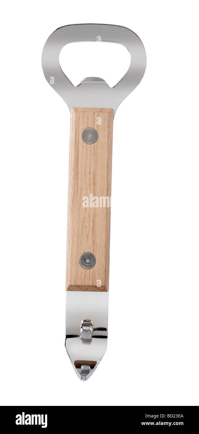 La birra apribottiglie può Foto Stock