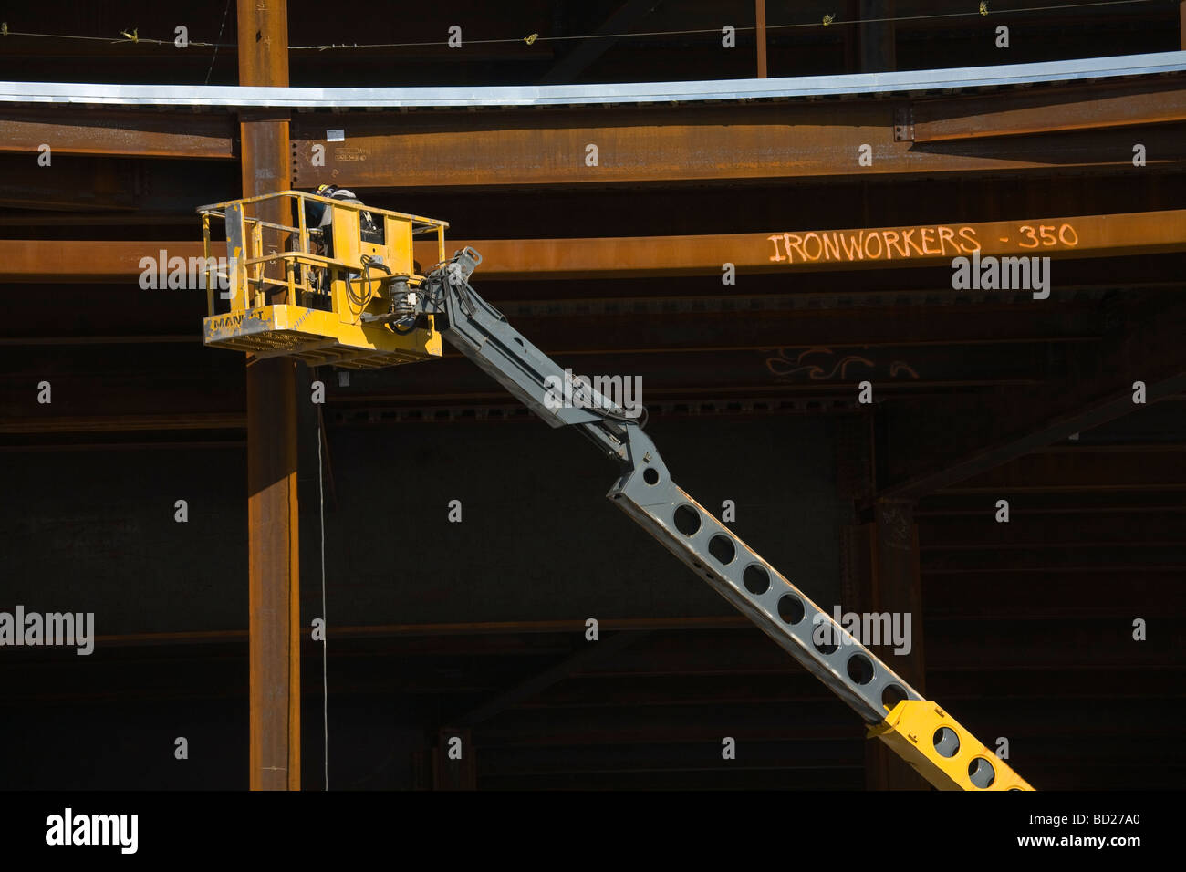 Lavoratore di ferro Reval costruzione Casino Atlantic City Boardwalk New Jersey USA Foto Stock