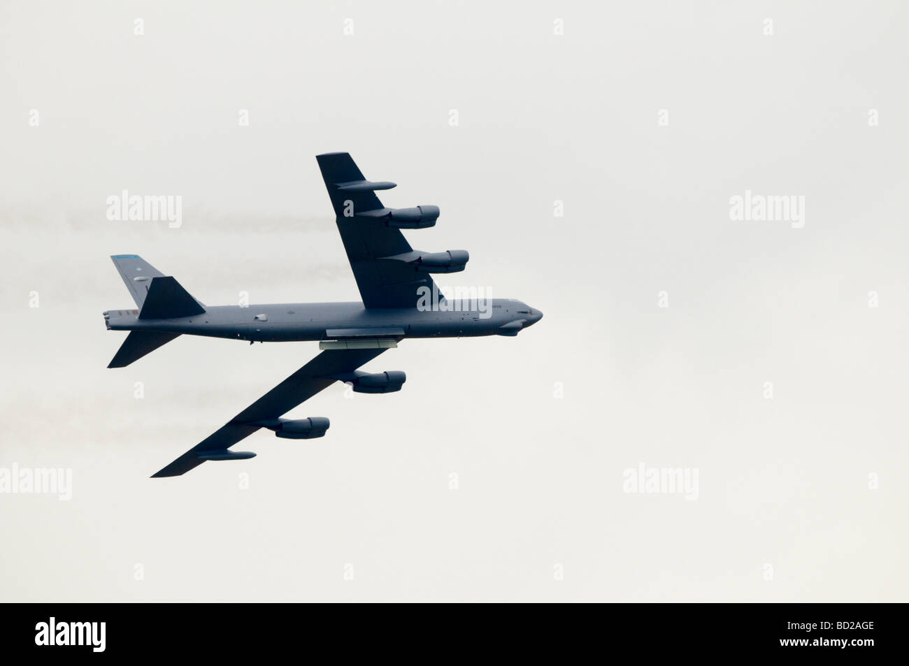 Fairford Airshow 2009 Domenica Boeing B-52H Stratofortress xx Bomb Squadron USAF Combattere il comando, Barksdale AFB Foto Stock