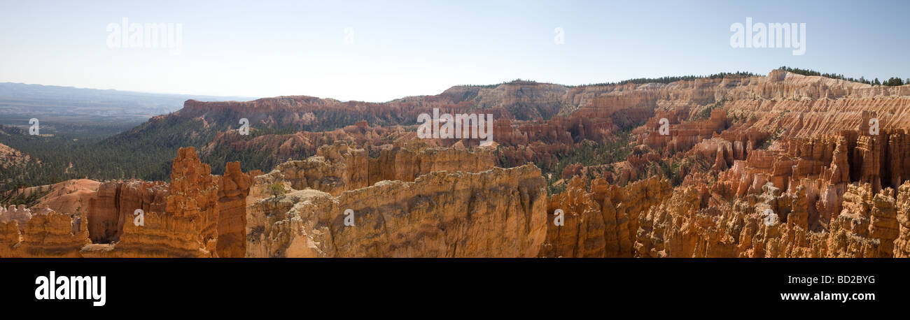 Hoodoos al Parco Nazionale di Bryce Canyon, Utah, Stati Uniti d'America Foto Stock