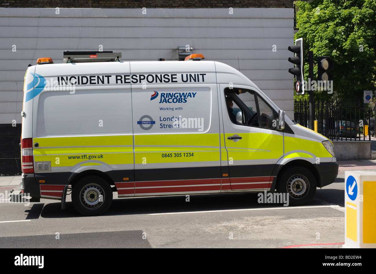 Incident Response Unit van, London, England, Regno Unito, Europa Foto Stock