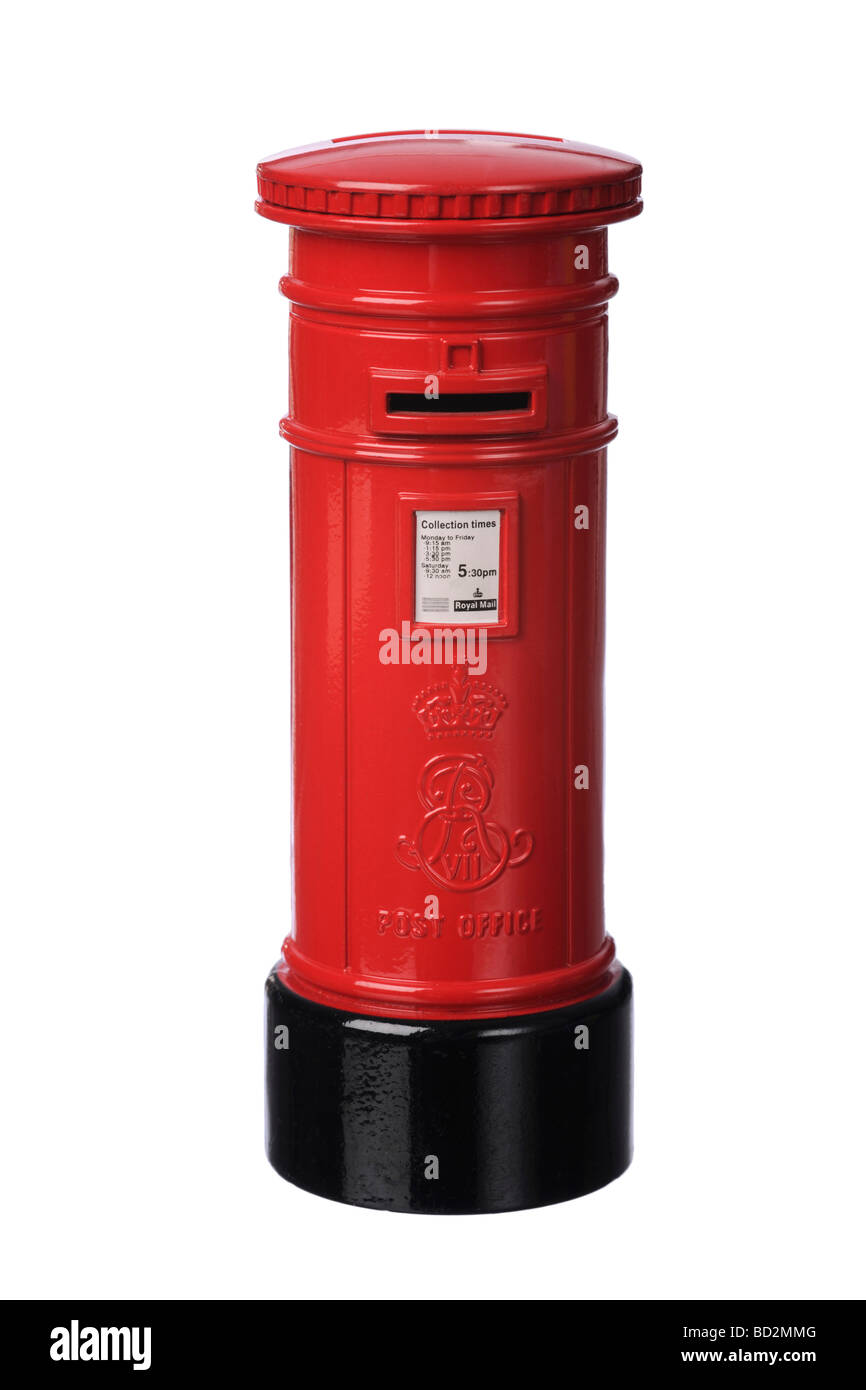 British postbox cassetta postale Foto Stock