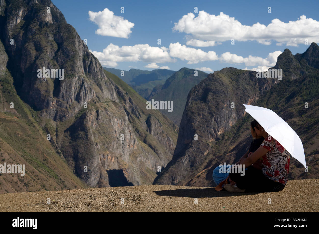 Trekking a Yunnan / Cina Foto Stock