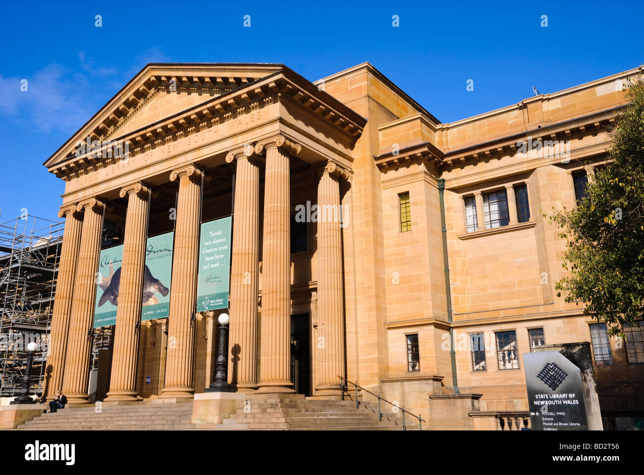 Mitchell ala della biblioteca dello Stato del Nuovo Galles del Sud, Sydney, Australia. Foto Stock