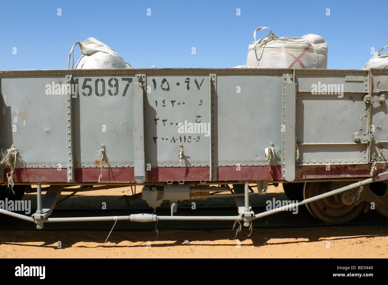 Nubia sudan stazione ferroviaria nei pressi di karima Foto Stock