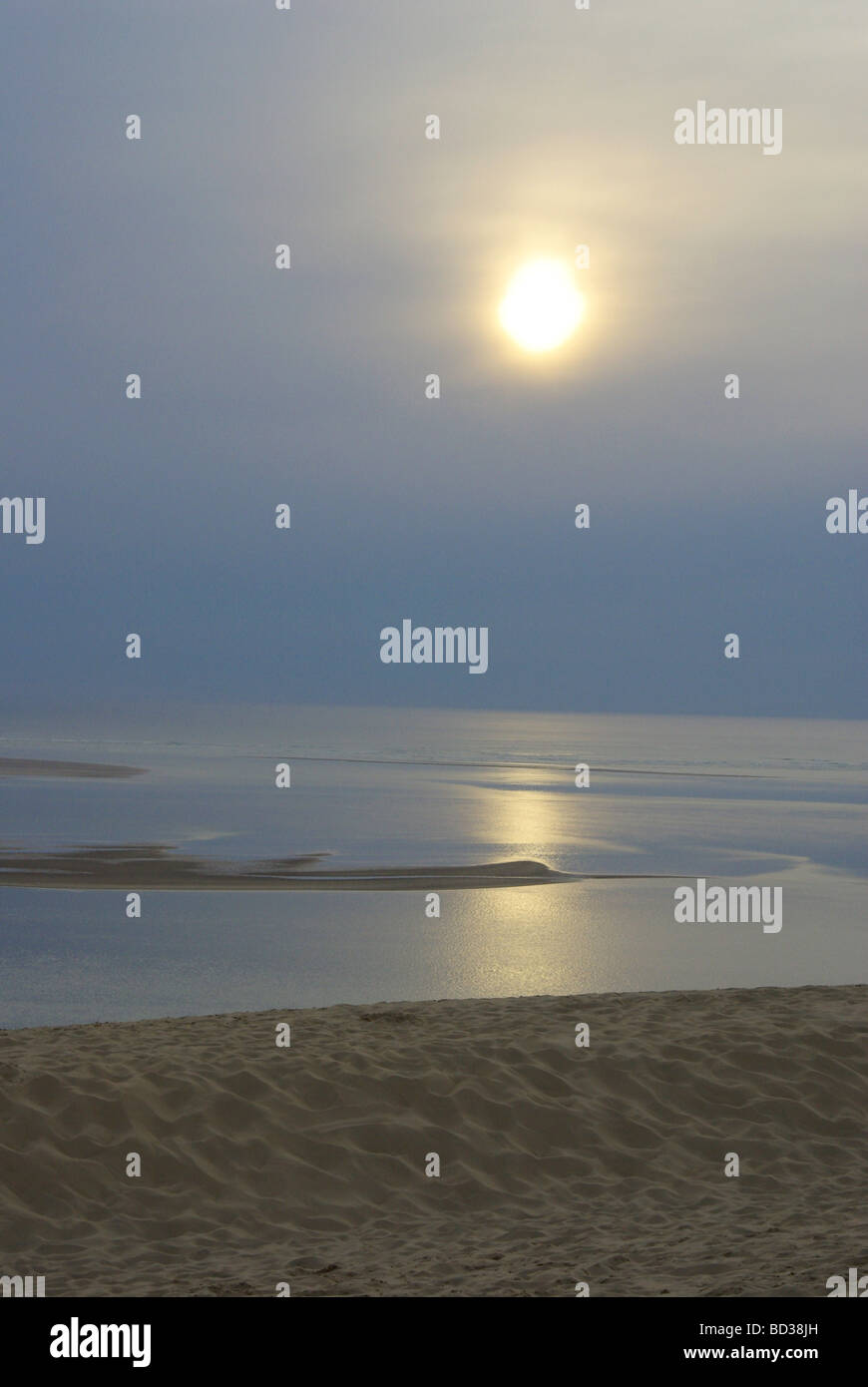 Dune du Pyla Sonnenuntergang Dune du Pyla sunset 04 Foto Stock
