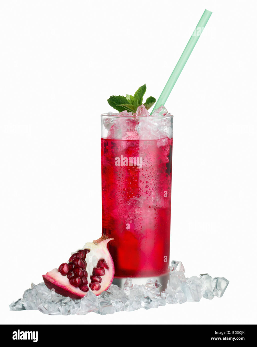 Grenadine Grenadine Soda carbonato di sodio Foto Stock