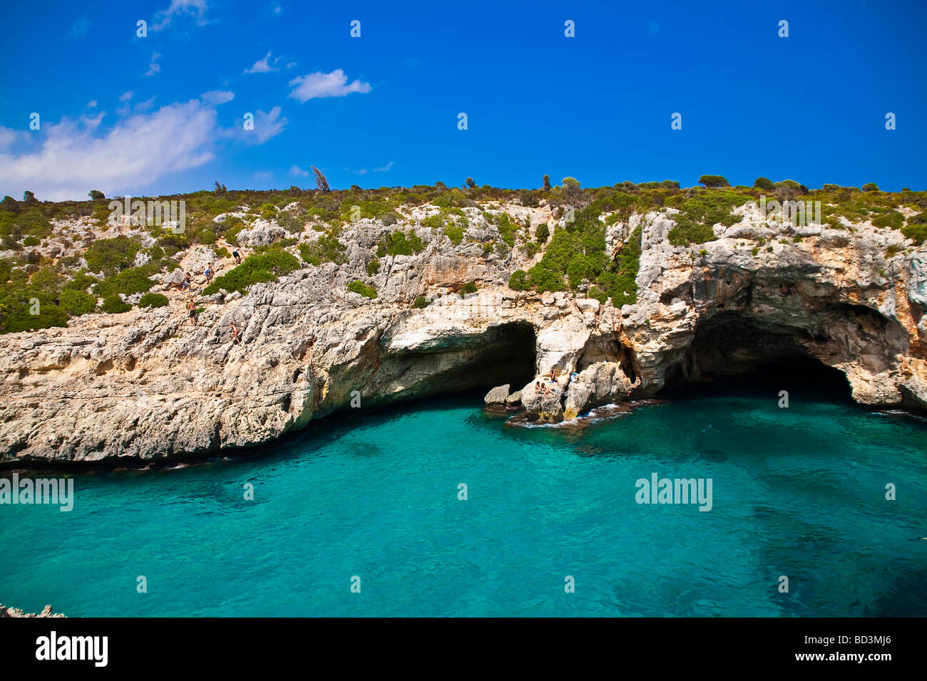 Cala Varques Maiorca Isole Baleari Foto Stock
