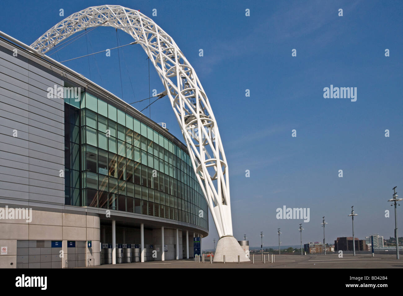 Lo stadio di Wembley a Londra Inghilterra Giovedì 02 Luglio 2009 Foto Stock