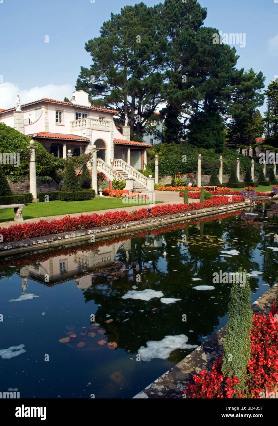 Il giardino italiano a Compton Acres Gardens, Poole, Bournemouth Dorset, England, Regno Unito Foto Stock