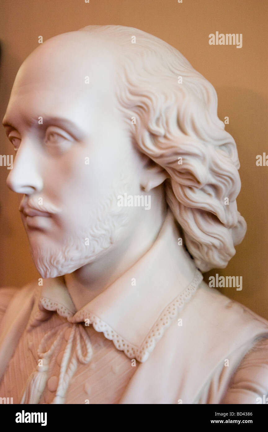 William Shakespeare statua Foto Stock