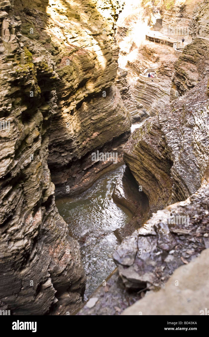 Watkins Glen State Park , New York, Stati Uniti, STATI UNITI D'AMERICA, Stati Uniti d'America Foto Stock