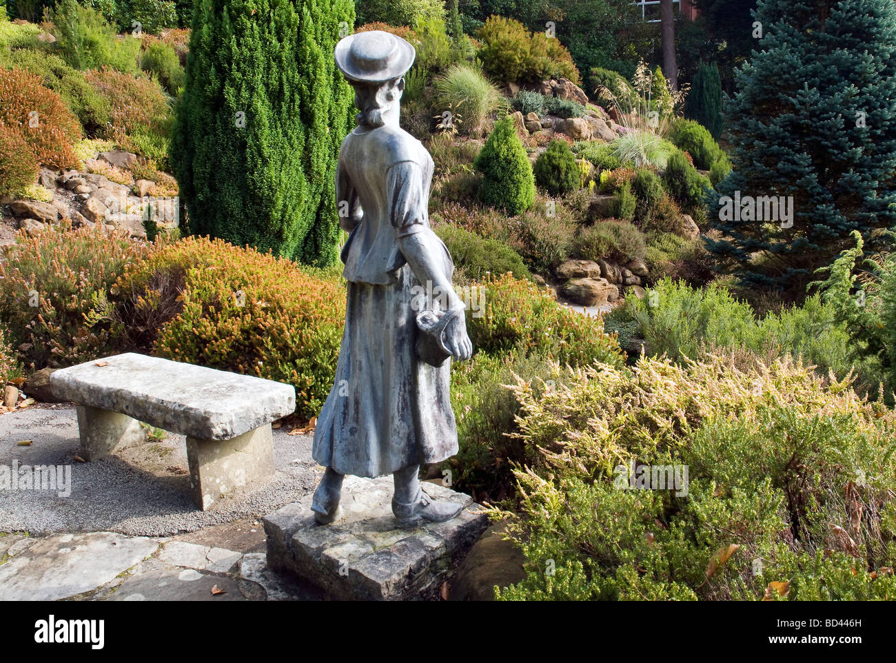 Compton Acres Gardens, Bournemouth Dorset, England, Regno Unito Foto Stock