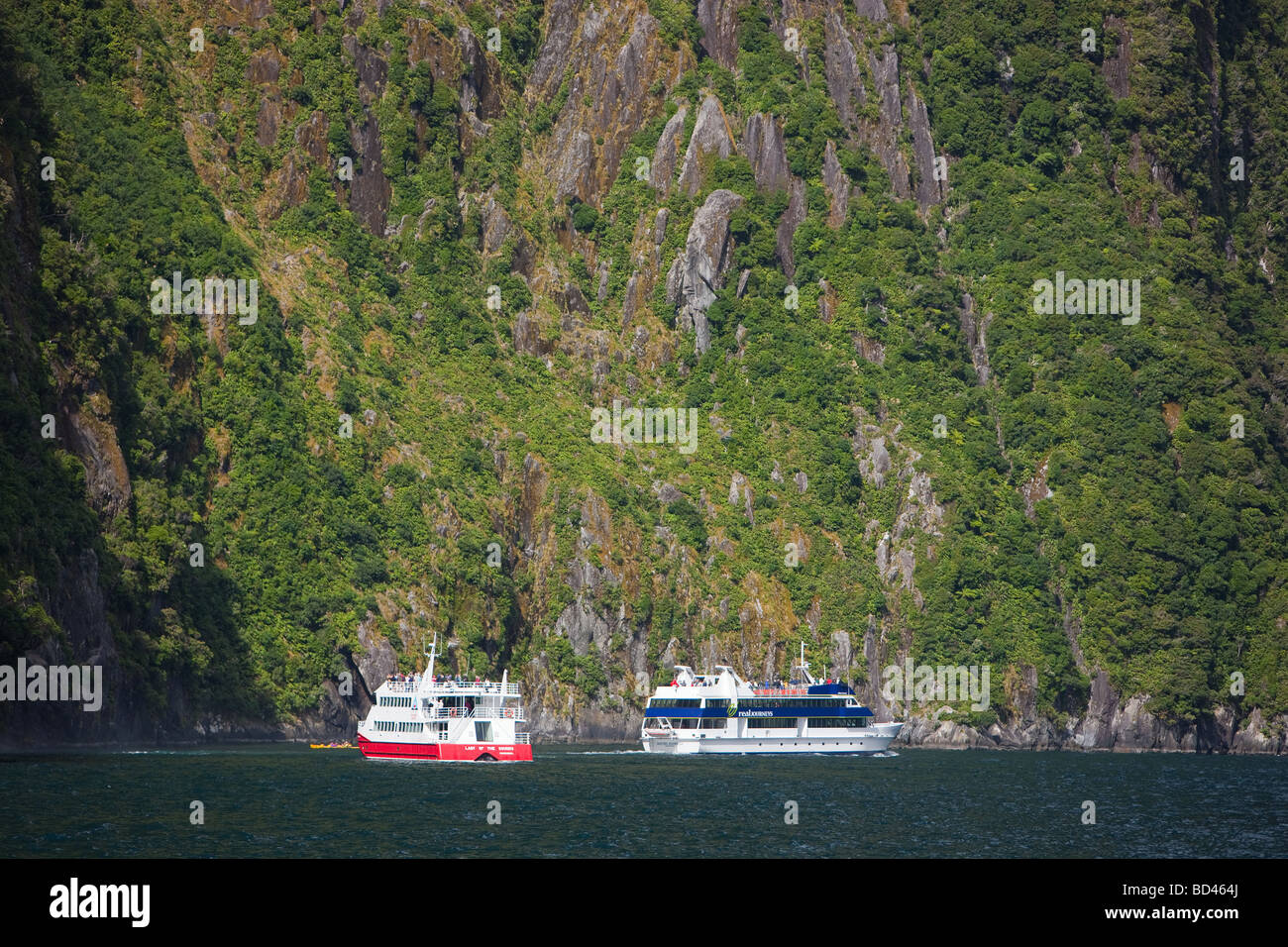 Milford Sound Isola del Sud della Nuova Zelanda Foto Stock