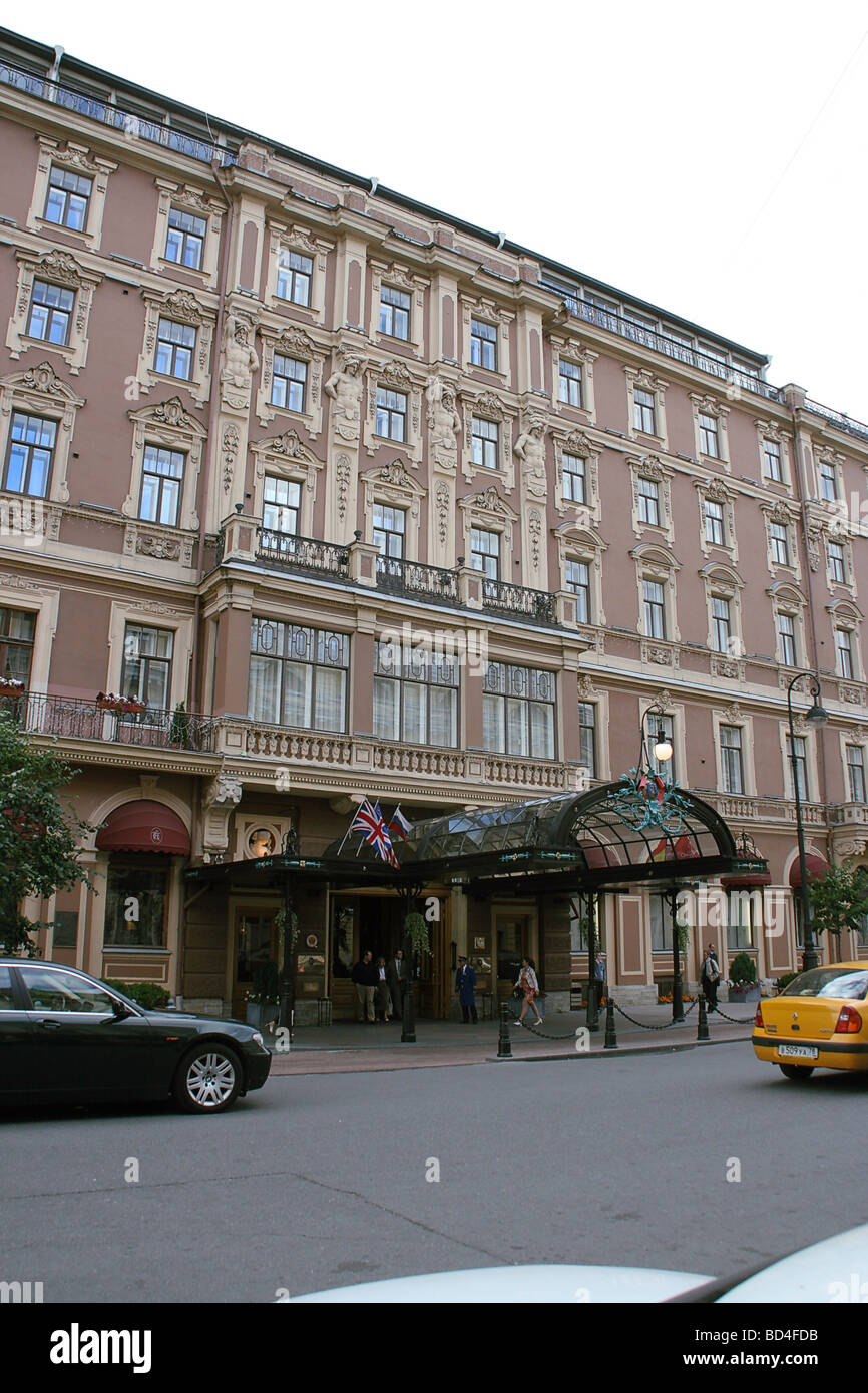 Russia, San Pietroburgo Nevsky Prospekt, Grandhotel Europa Foto Stock