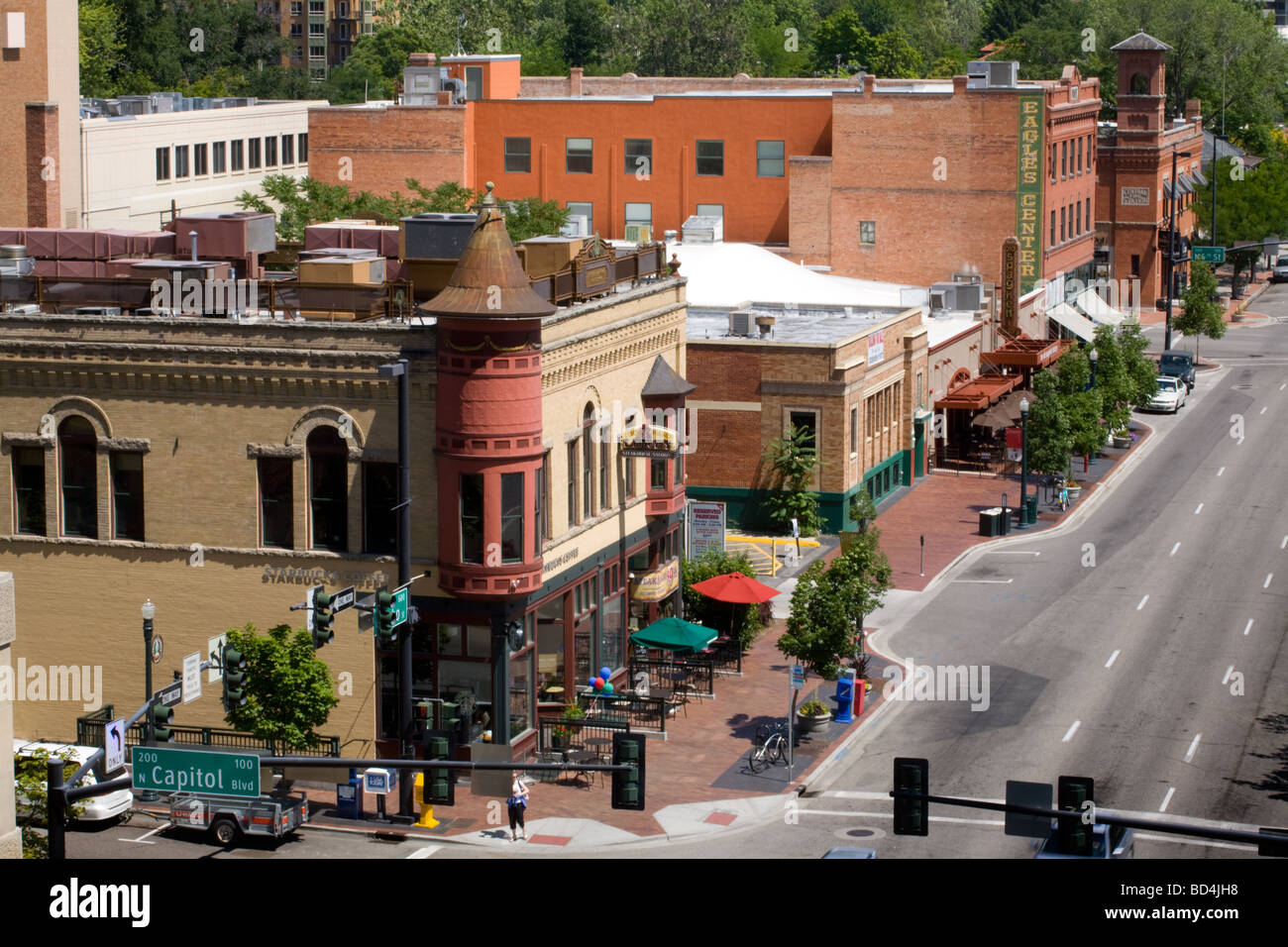Quartiere degli affari Boise Idaho Foto Stock