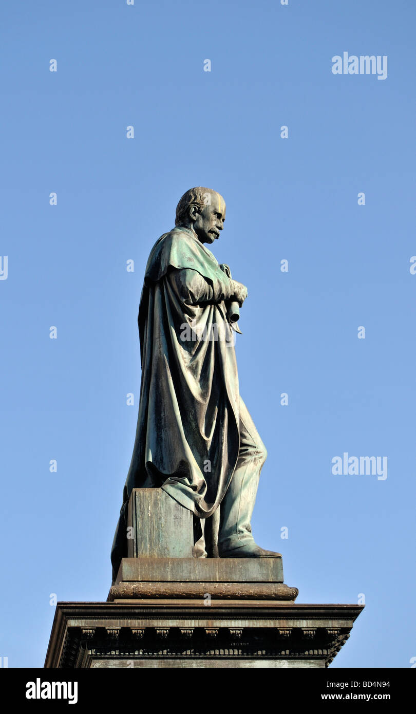 Statua di Arciduca Johann Hauptplatz di Graz Stiria Austria Foto Stock