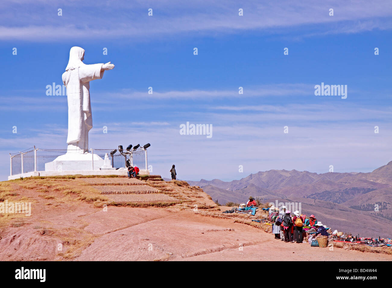 Christo Blanco, Cuzco, Perù, Sud America Foto Stock