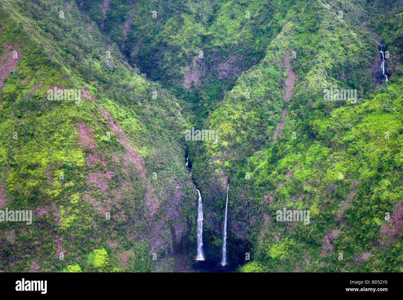 Cascate dell'aria Kauai Hawaii Foto Stock