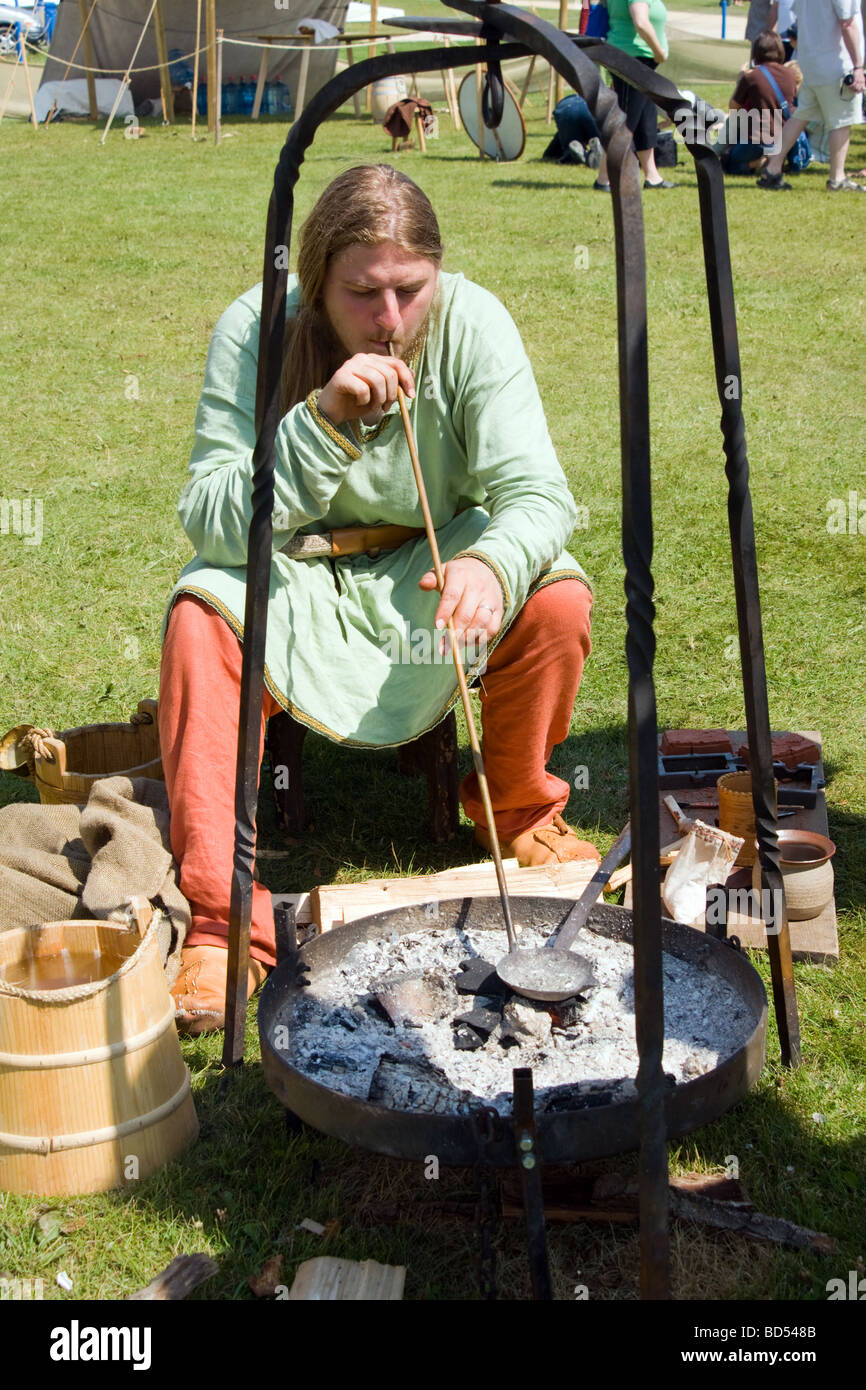 Viking Village, gimli festival islandese di Manitoba in Canada Foto Stock