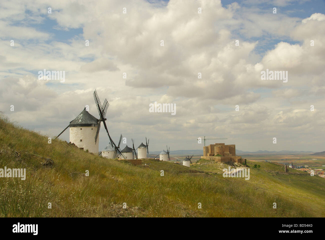 A Consuegra Windmühlen Consuegra Mulino a Vento 13 Foto Stock