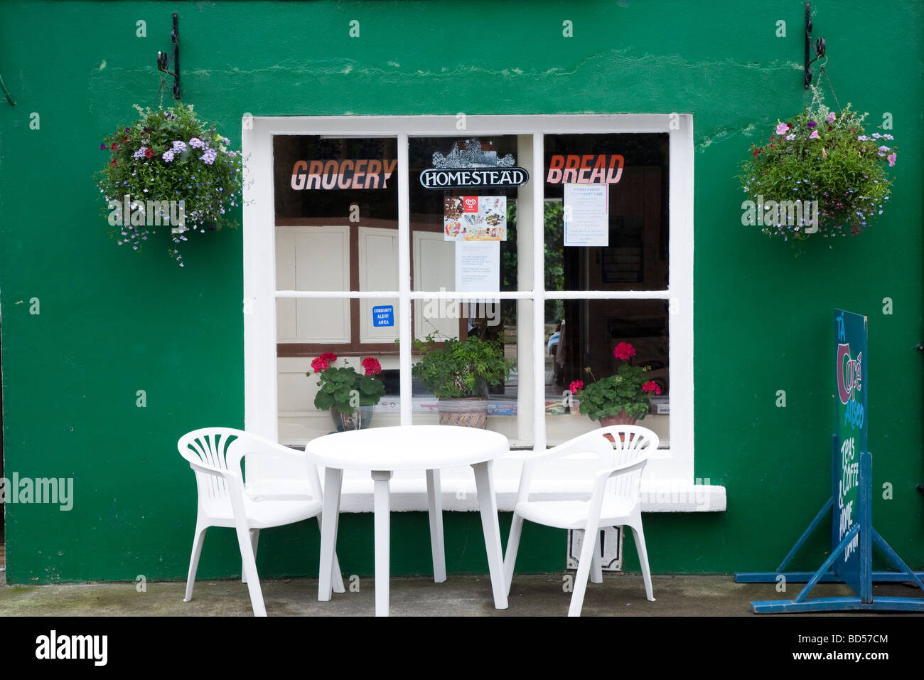 Negozio colorato Eyeries anello di Beara Contea di Kerry Irlanda Foto Stock