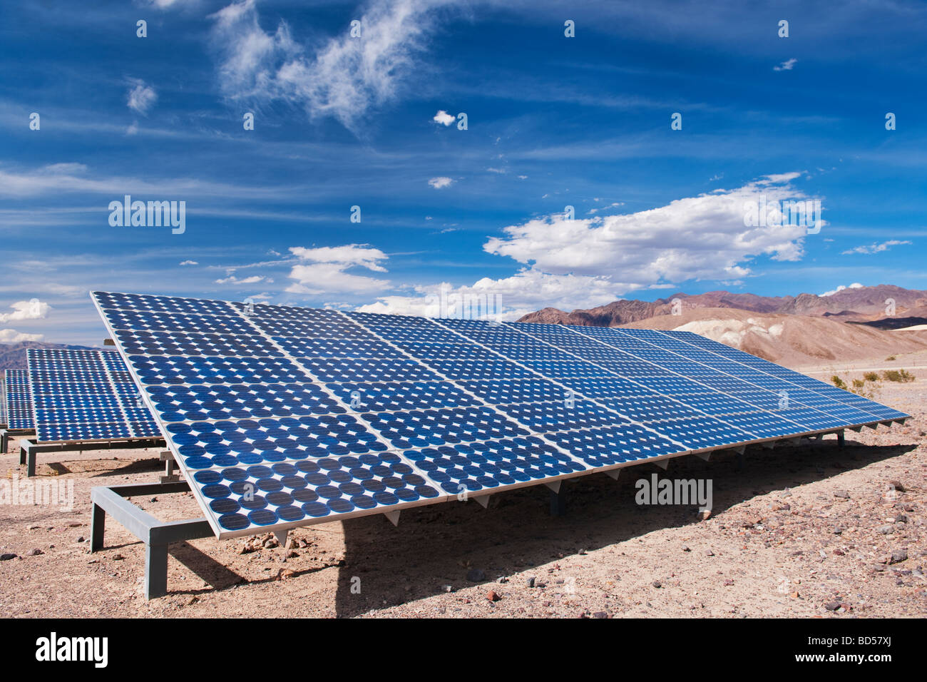 Pannelli solari Foto Stock