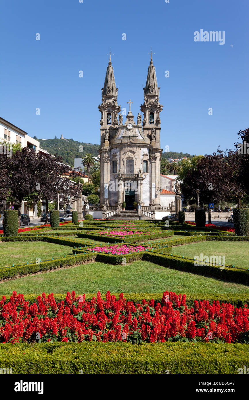 Nossa Senhora da Consolação e dos Santos Passos chiesa (aka Sao Gualter Chiesa) in Guimaraes, Portogallo. Foto Stock