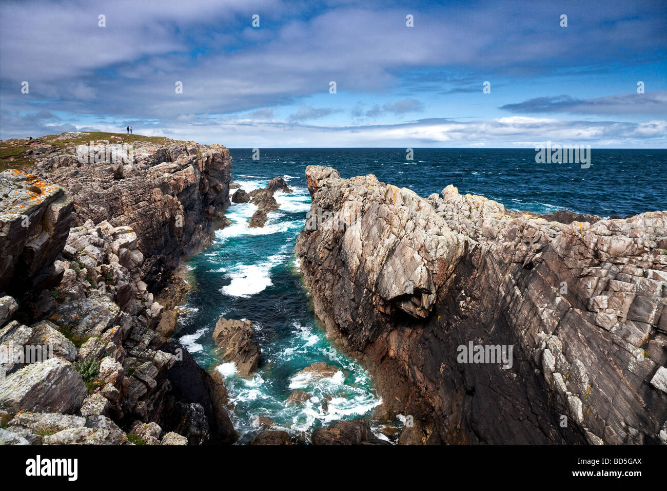 Paesaggi costieri in Scozia, Regno Unito, Europa Foto Stock