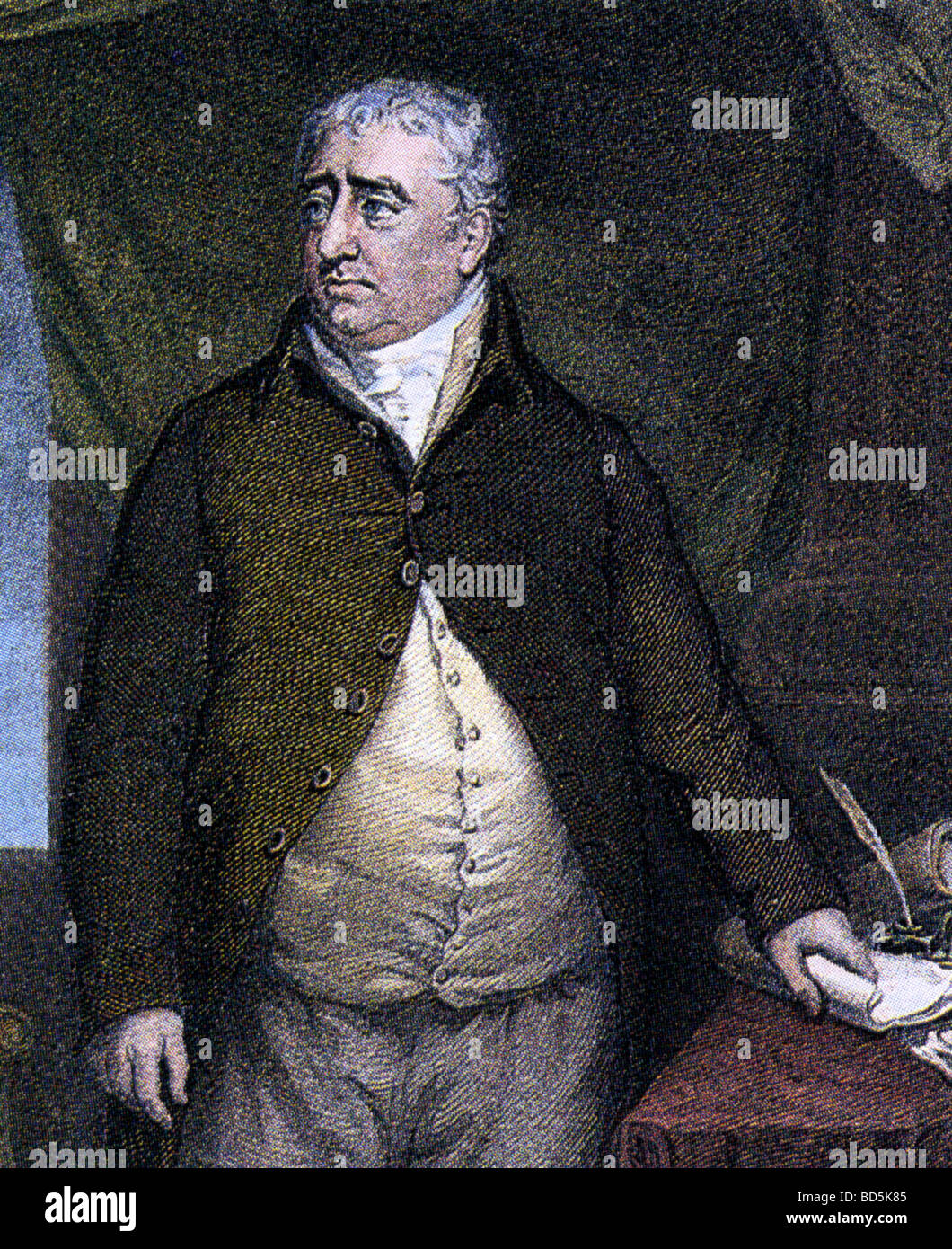 CHARLES JAMES FOX - politico inglese 1749-1806 Foto Stock