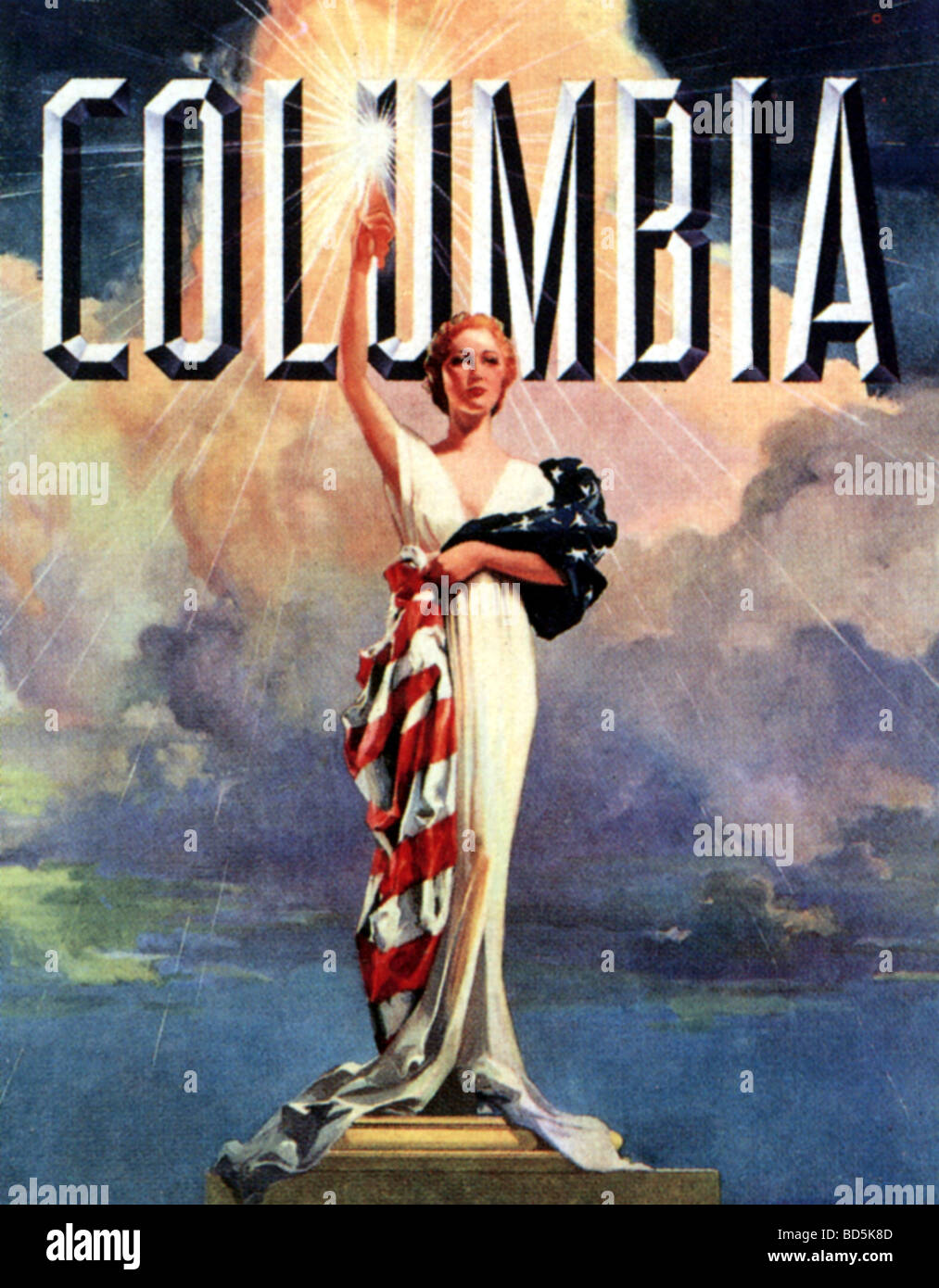 COLUMBIA - attrice Evelyn Venable (1913-1993) era il modello originale per la famosa immagine del titolo Foto Stock