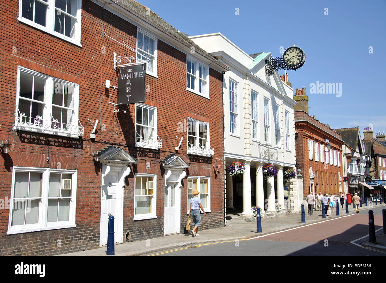 Il Municipio, High Street, Hythe, Kent, England, Regno Unito Foto Stock