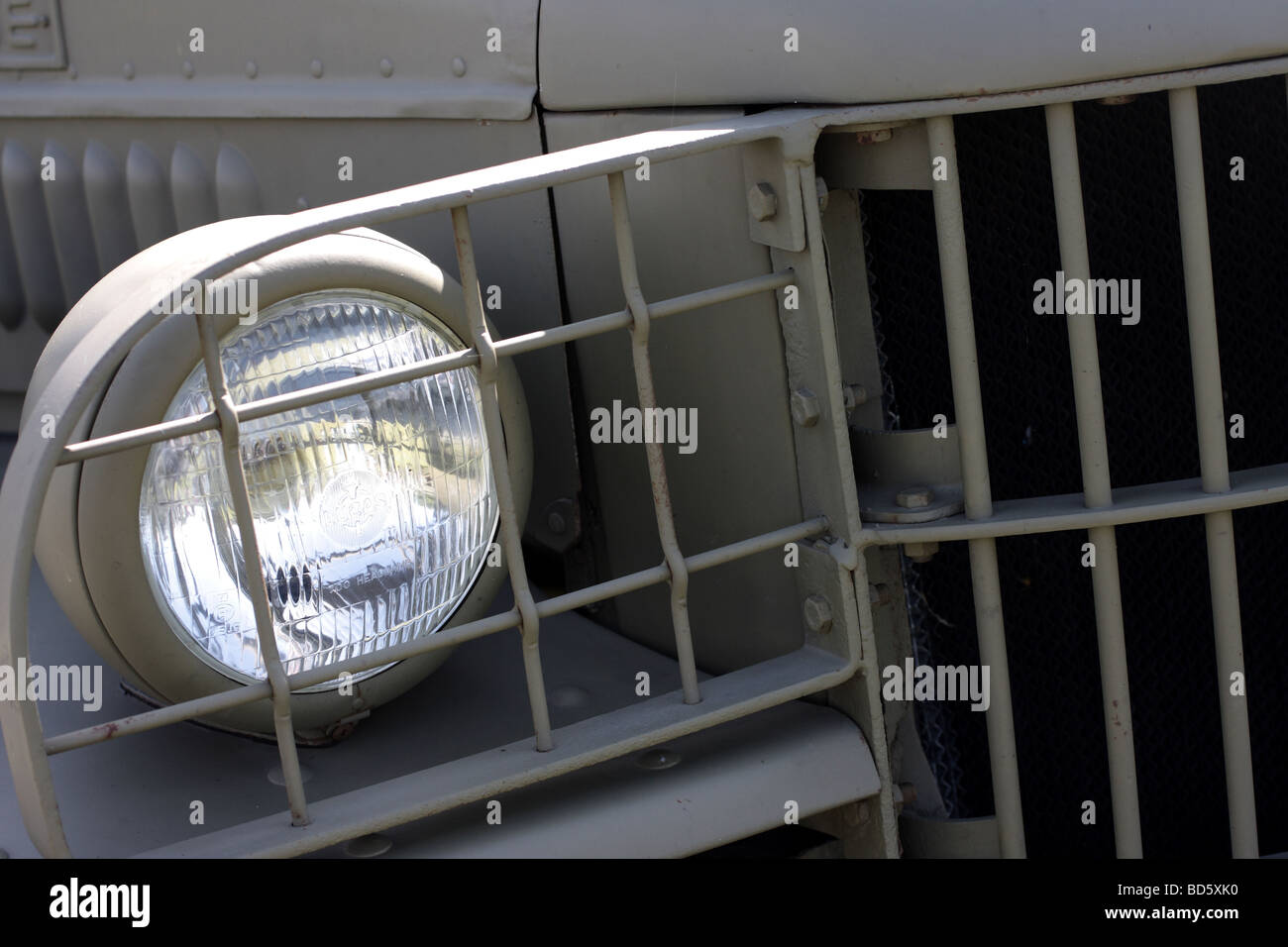 WW2 militare dettaglio del carrello Foto Stock