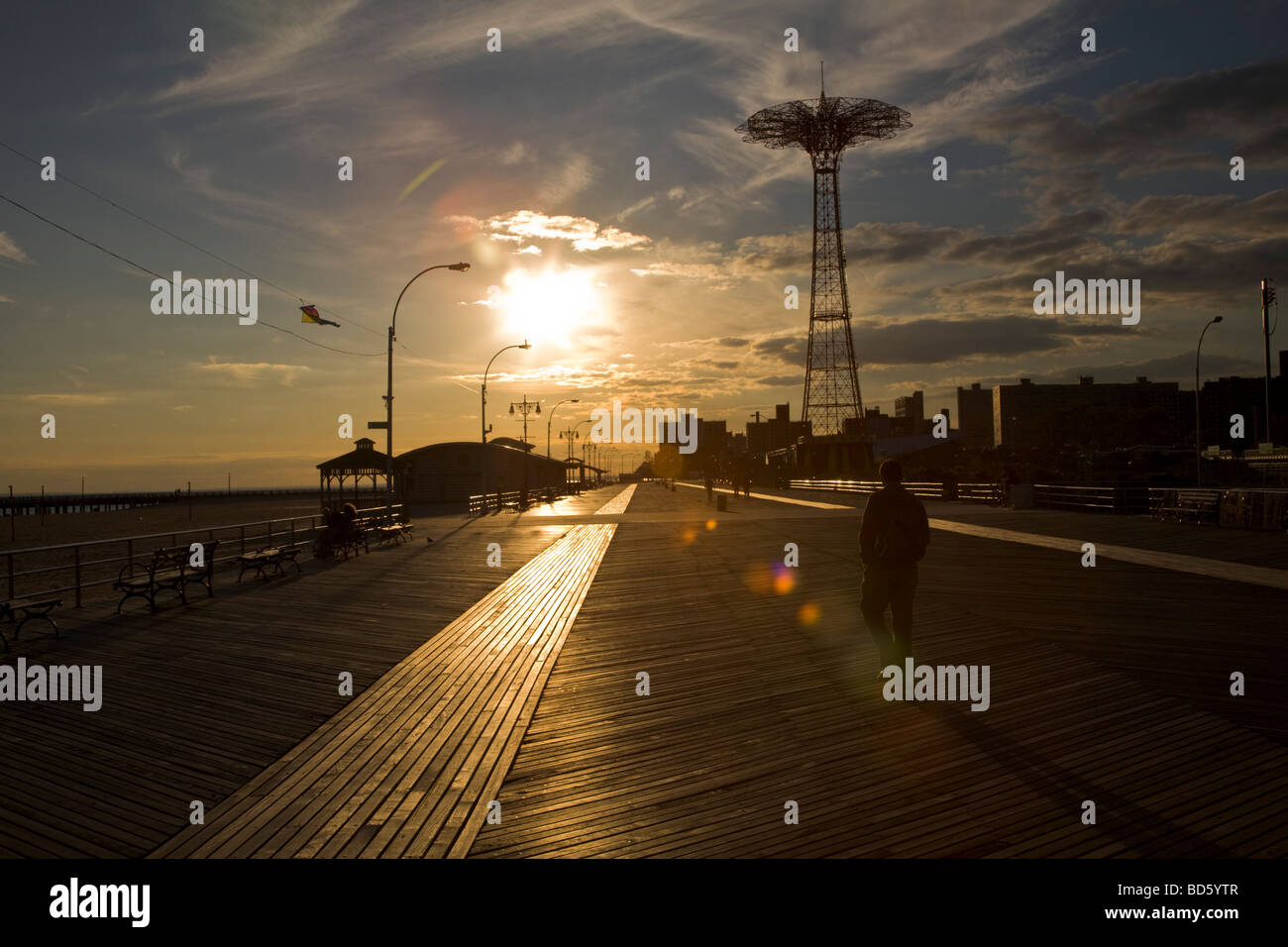 Coney Island Brooklyn New York Stati Uniti d'America Foto Stock