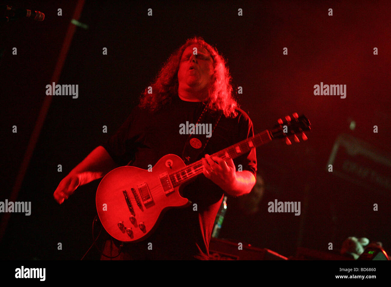 Warren Haynes di Gov't Mule Live in Varsavia 2007 Foto Stock