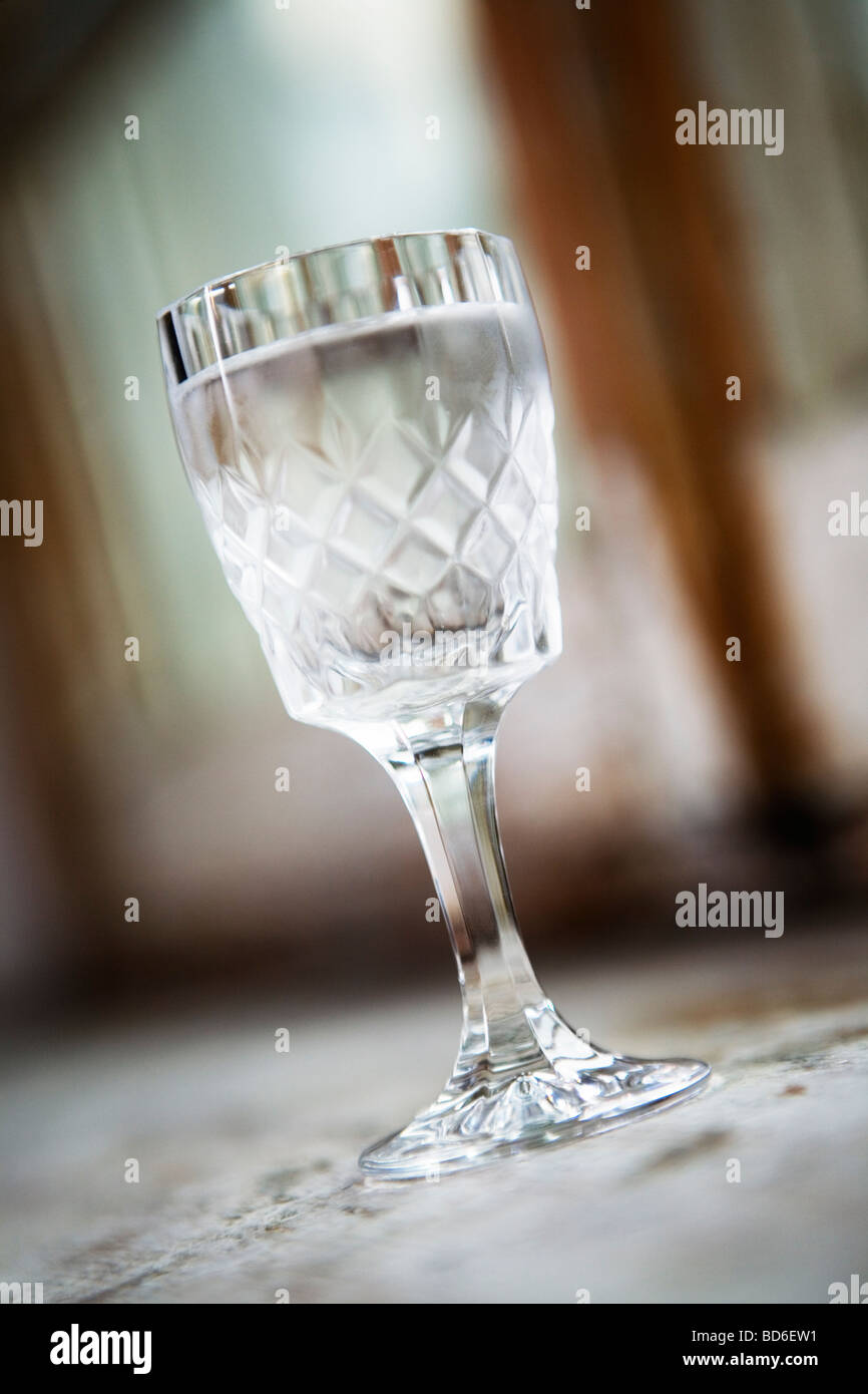 Un bicchiere di vodka Russa a San Pietroburgo, Russia Foto stock - Alamy