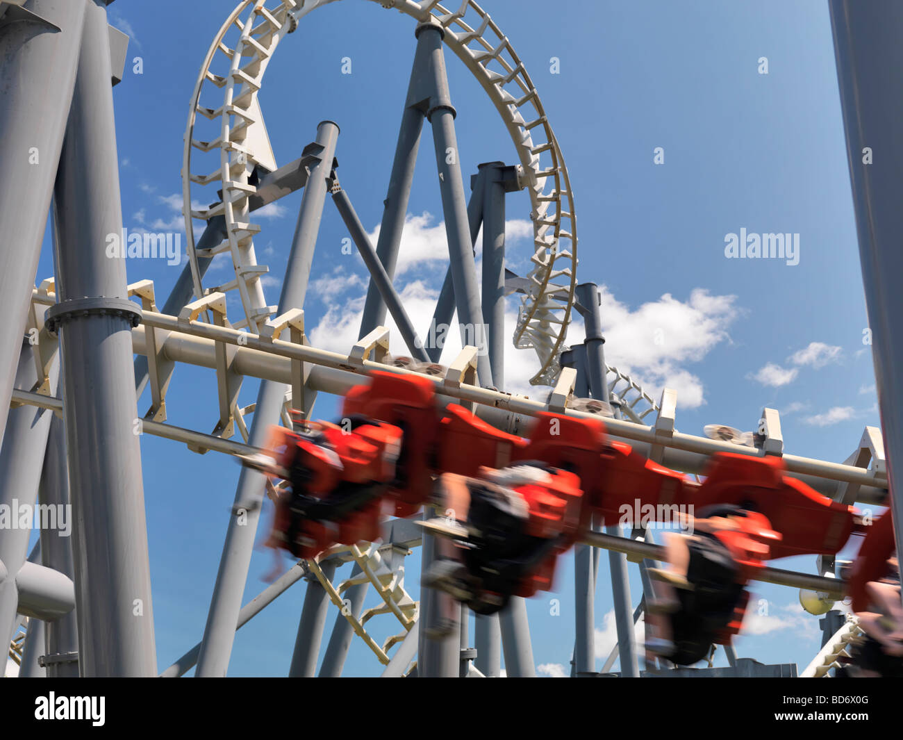 Roller Coaster al Canada's Wonderland Amusement Park Foto Stock
