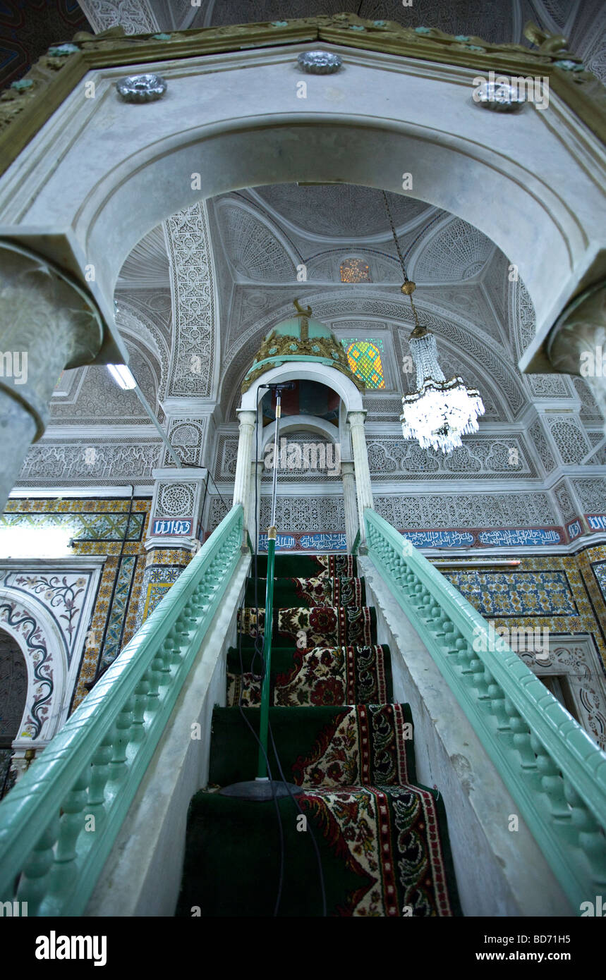 Libia Tripoli Jami Gurgi moschea nella vecchia Medina Foto Stock