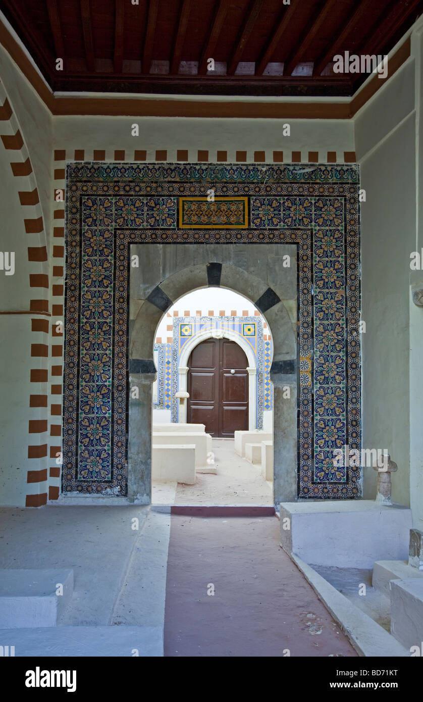 Libia Tripoli la moschea Jami Ammad nella vecchia Medina Foto Stock