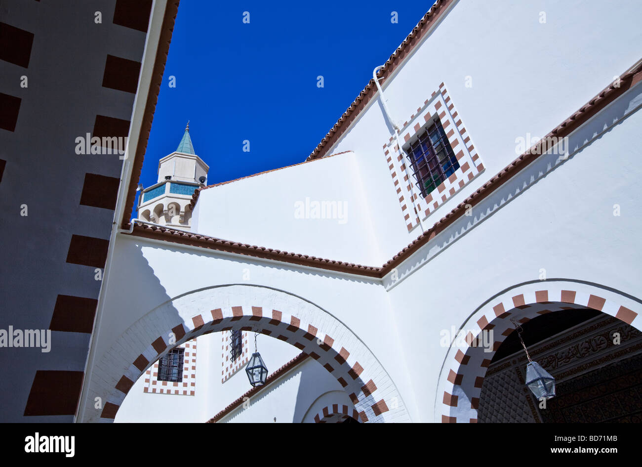 Libia Tripoli la moschea Jami Ammad nella vecchia Medina Foto Stock