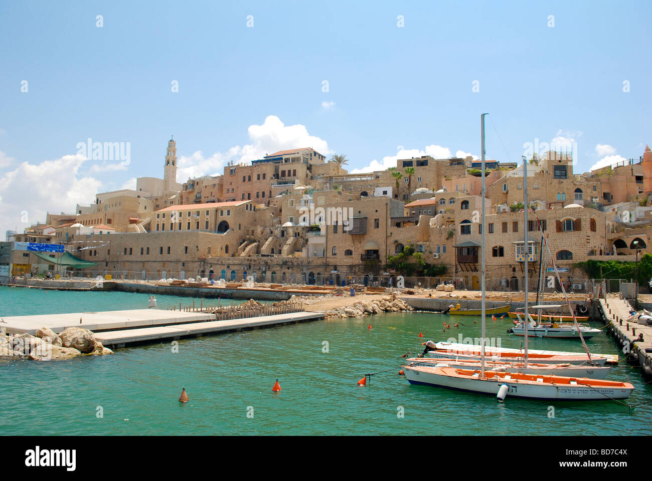 Israele Jaffa porto storico Foto Stock