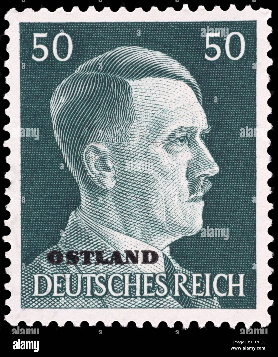 Adolf Hitler il francobollo tedesco Foto Stock