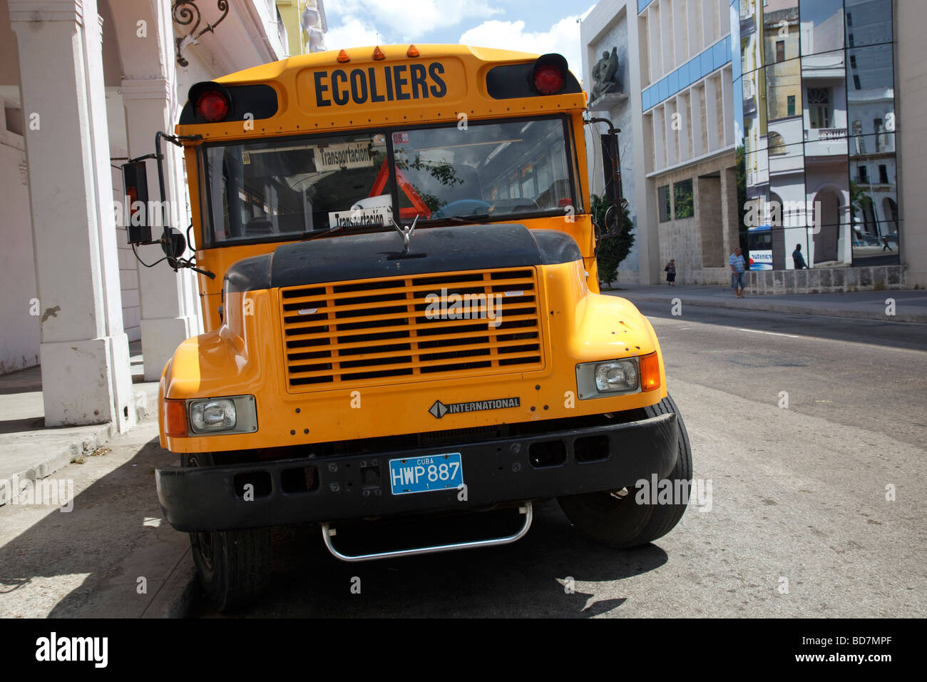 Scuola bus a Habana Foto Stock