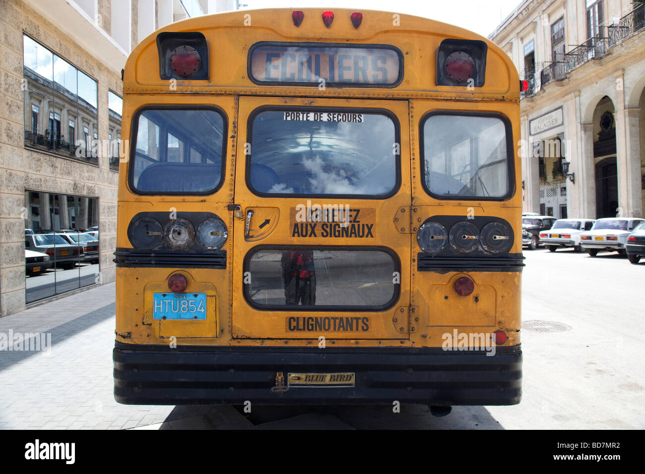 Scuola bus a Habana Foto Stock