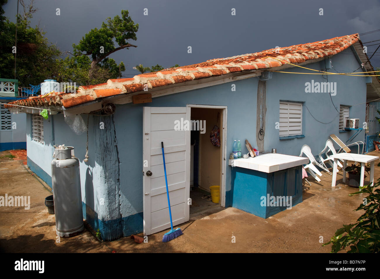 casa cubana Foto Stock