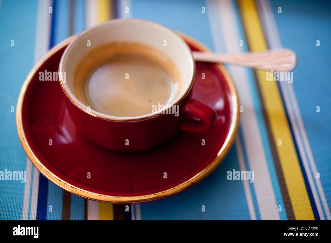 Una tazza di caffè Foto Stock