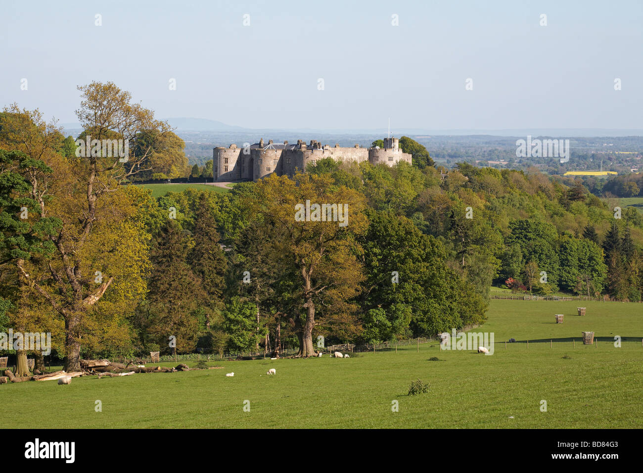 Chirk Castle Wales UK Foto Stock